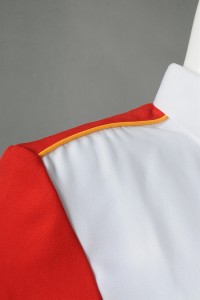 DS074 to sample making women's darts team shirt design short sleeve repair waist darts team shirt uniform company darts team shirt detail view-11